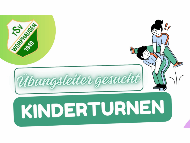 Kinderturnen – Übungsleiter gesucht